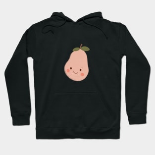 Pink Pear Cutie Illustraion Hoodie